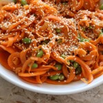 vegan spicy carrot salad