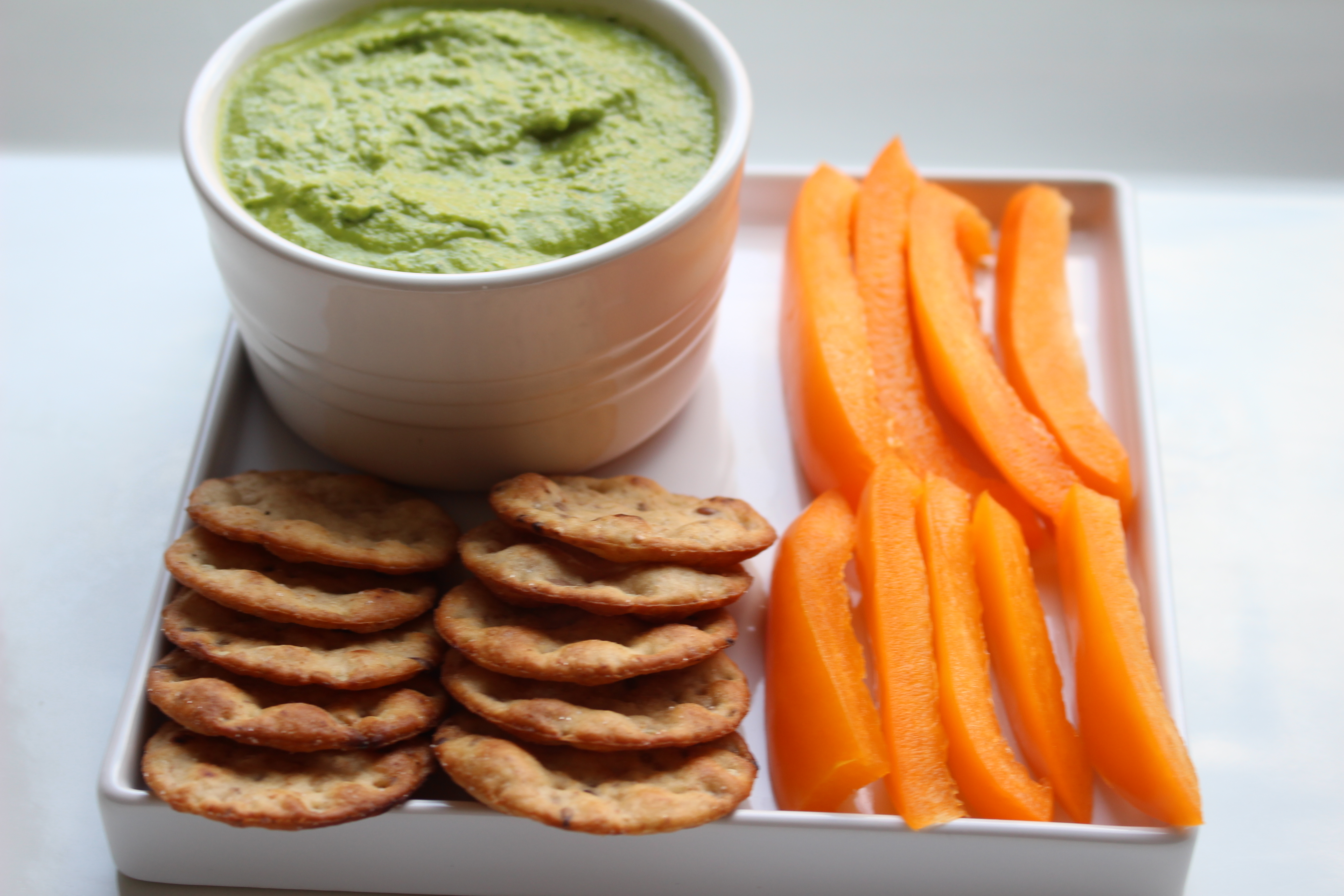 farmer's market herb pesto made with sunflower seeds
