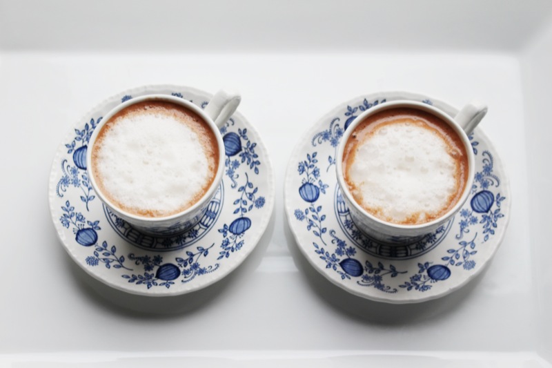 almond milk lattes