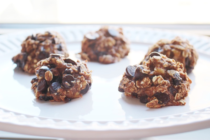 gluten free oatmeal banana cookies
