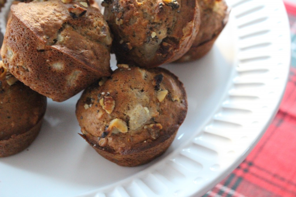 whole wheat muffin recipe with pear