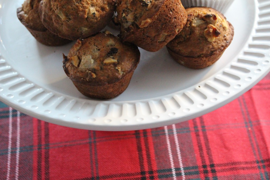 homemade pear muffins