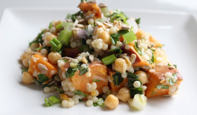 vegan couscous salad
