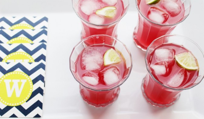 coconut pomegranate cocktails