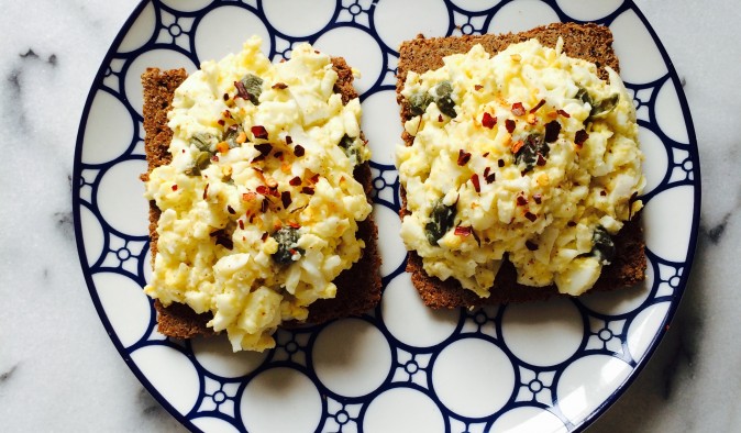 how to make low fat egg salad
