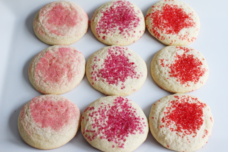 valentine's day sugar cookies