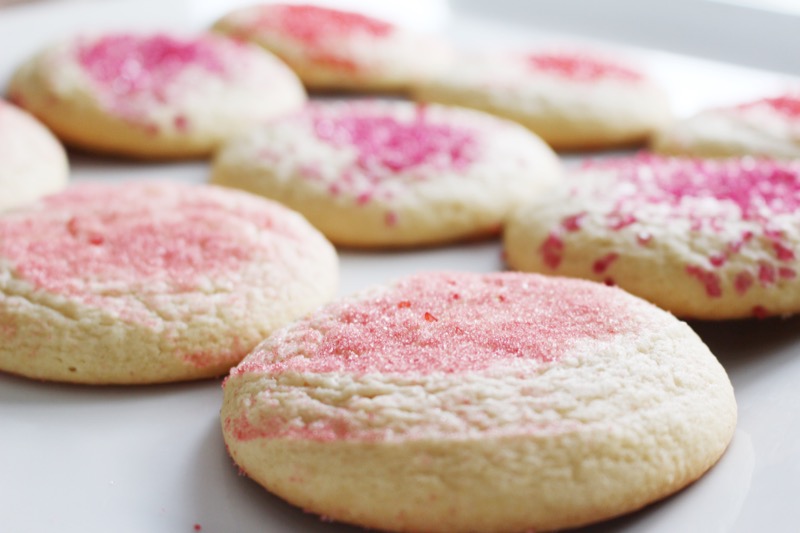 pink sugar cookies