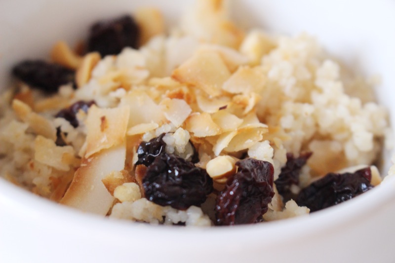 toasted coconut and peanut couscous 
