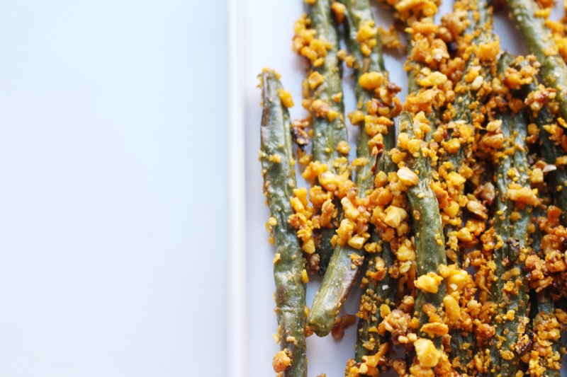 how to make roasted green beans