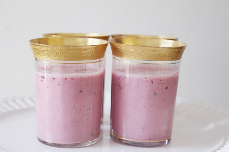cherry banana smoothies