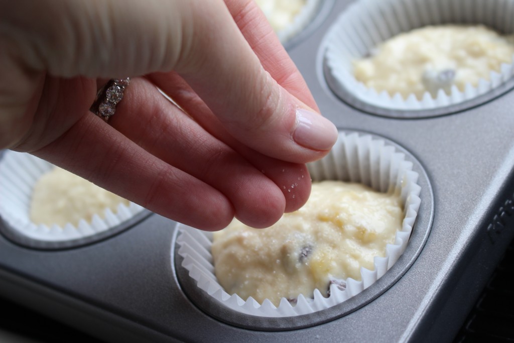how to bake with sanding sugar