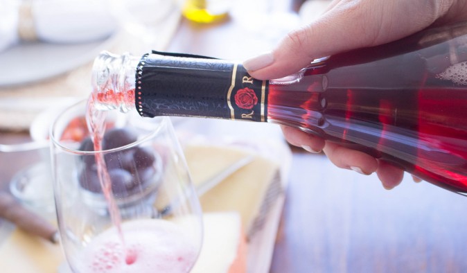 sparkling rose for brunch