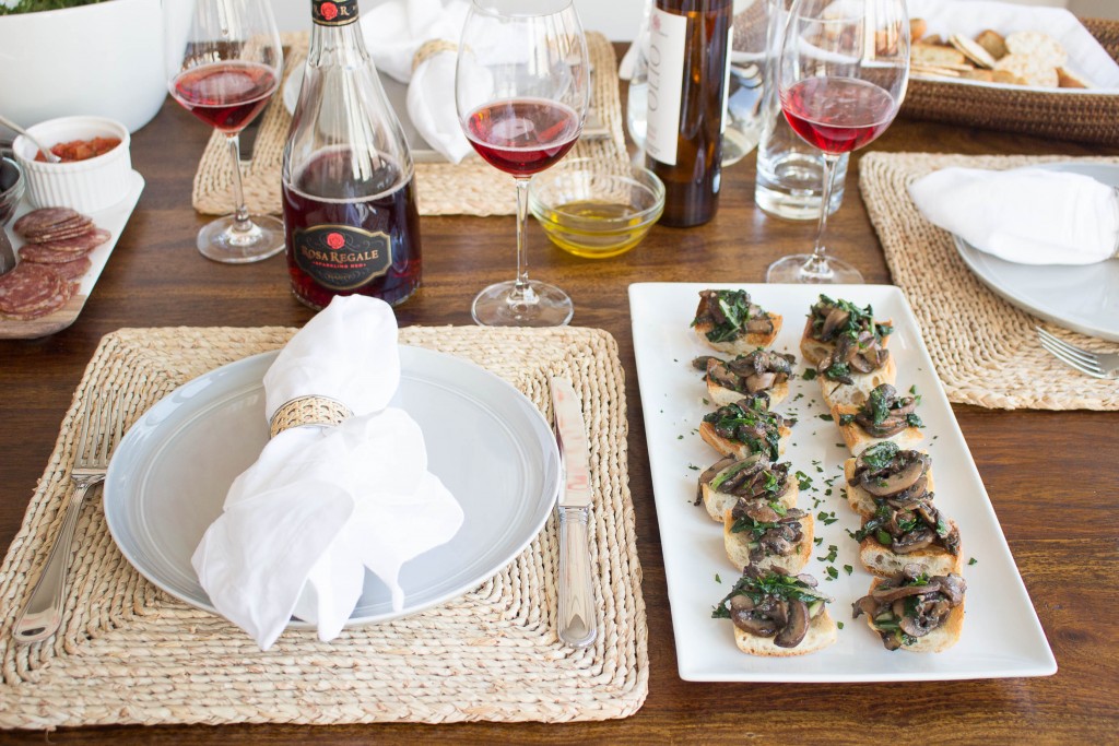 brunch tablescape