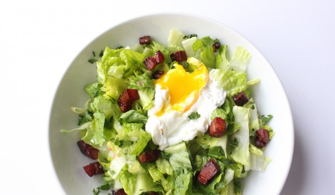 crispy speck salad || the domesticated wolf