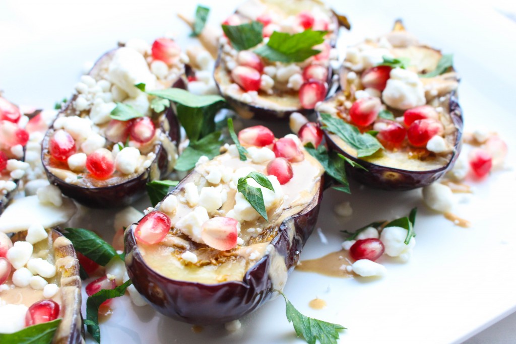 tahini and eggplant appetizer | the domesticated wolf