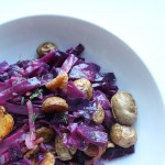 purple cabbage and roasted potato salad | the domesticated wolf