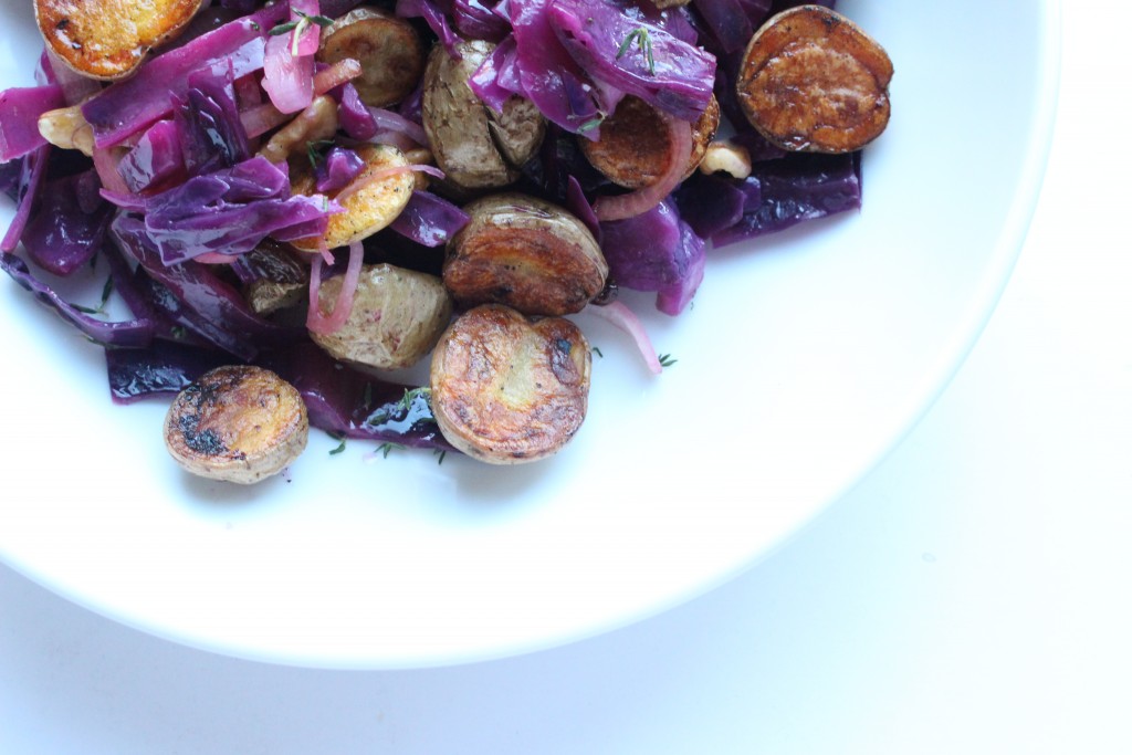 purple cabbage salad | the domesticated wolf