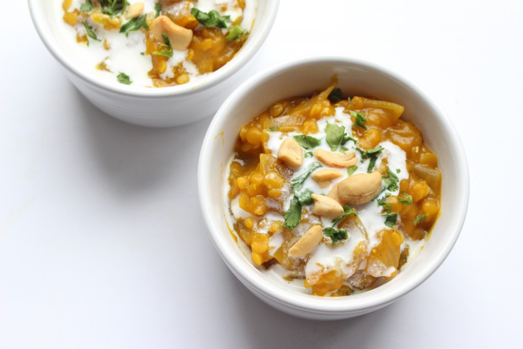 lentil soup for two | the domesticated wolf