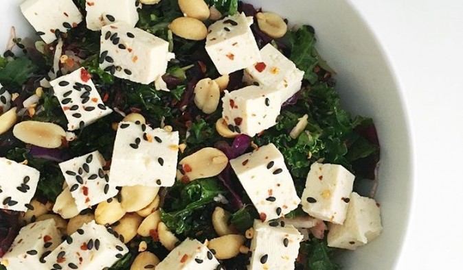 Vegan Kale and Beet Salad || the domesticated wolf