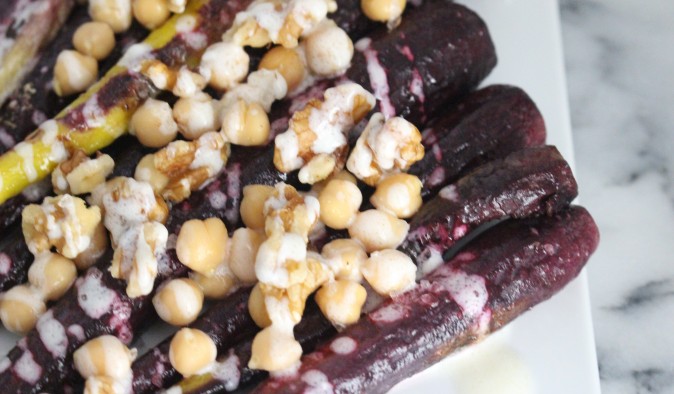 roasted heirloom carrots